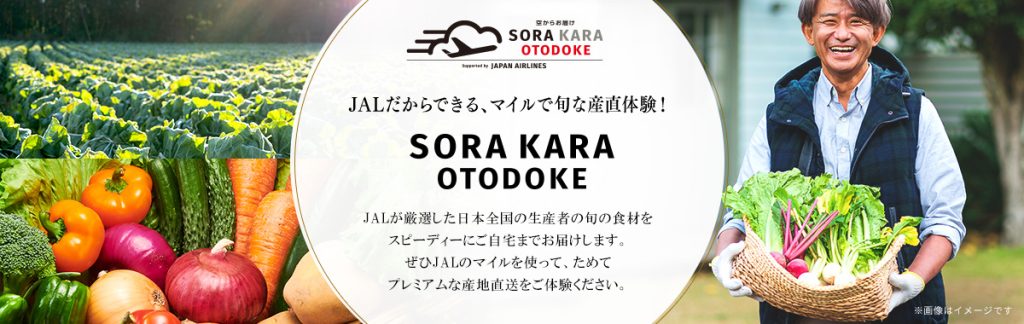 JAL公式産直ECショップ「SORAKARA OTODOKE」オープン!